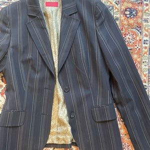 Hugo Boss suit. Very chic and elegant